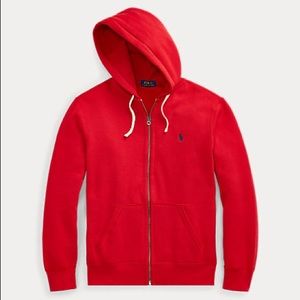 Mens Polo Ralph Lauren Red full zip hoodie